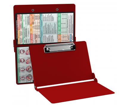 WhiteCoat Clipboard® - Red OB Ultrasonography Edition